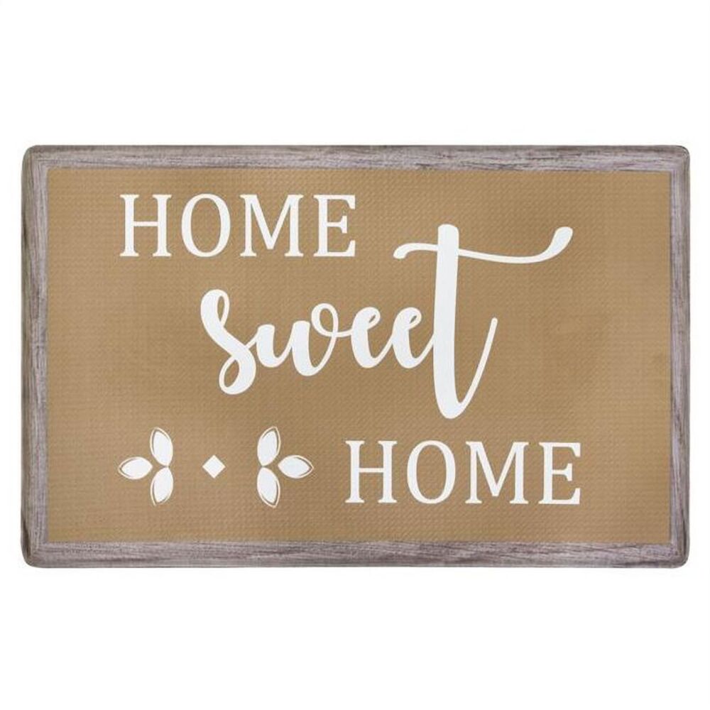 Achim 18 x 30 in. Modern Farmhouse Indoor Anti-Fatigue Mat, Tan